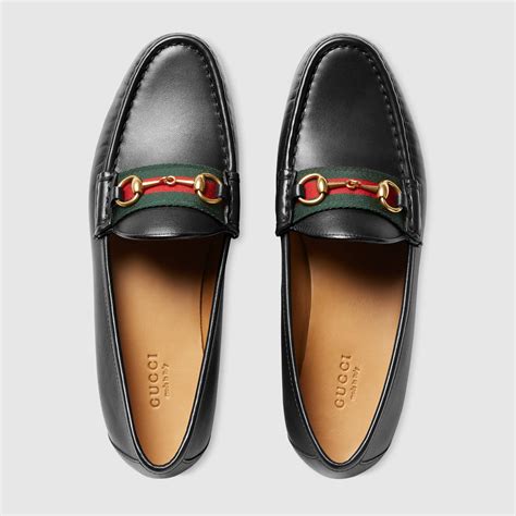 man woman gucci loafer style|gucci women's loafer with horsebit.